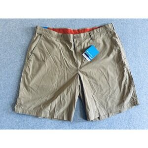 NEW Columbia Men's Chino Shorts Beige Cotton Size‎ 40 NWT Modern Classic